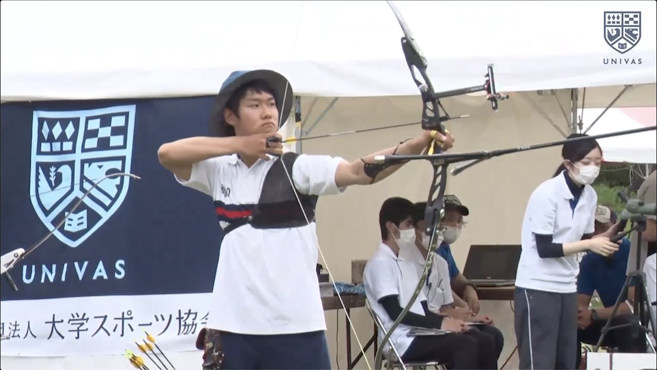 全日本インカレ2021】アーチェリー男子王座決定戦 慶應義塾大学 ナイス