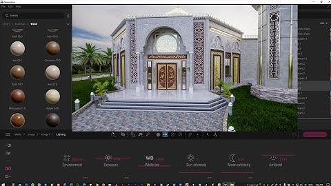 Revit Mosque QUICK Twinmotion Render (silence video) ✅