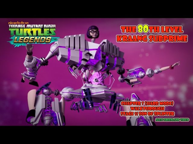 TMNT Legends - Chapter 7 (Hard Mode) - Walkthrough - Stage 11
