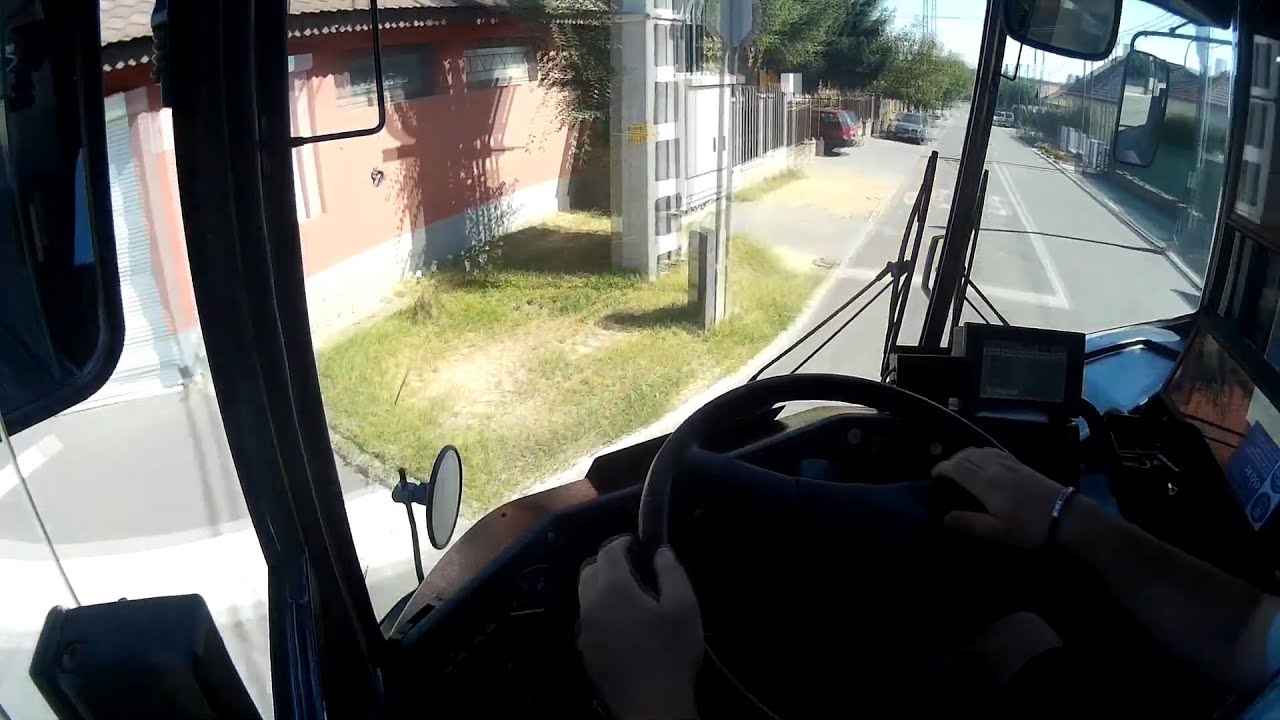 98-as busz BKV. Ikarus Ik260 (Cockpit View) Budapest.