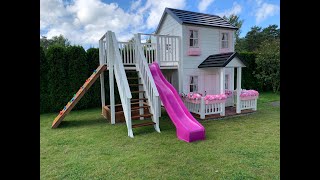 Custom Two Story Kids Playhouse Long Version #playhouse #kidsplayhouse #custommade