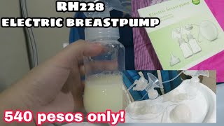 LAZADA RH228 ELECTRIC BREASTPUMP UNBOXING AND TRIAL | Nikhole Perez