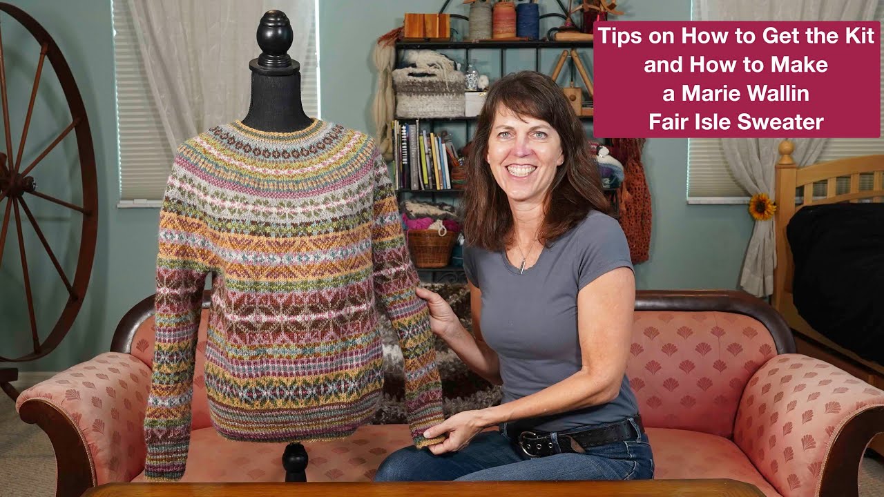 GORGEOUS Fair Isle Sweaters by Marie Wallin - How to get and how to do!