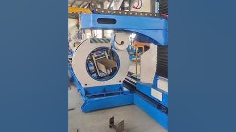 8 axis All-in-one CNC plasma cutting machine for H beam profile