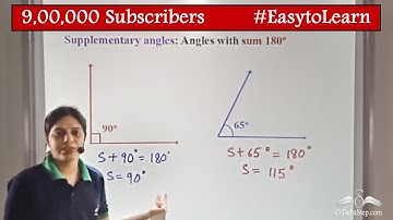 Complementary and Supplementary Angles | Class 7 | CBSE | NCERT | ICSE