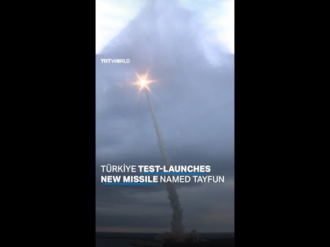 Türkiye tests its first domestic short-range ballistic missile