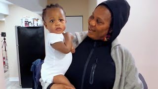 My mum is here for my Traditional Post Partum Care In Canada