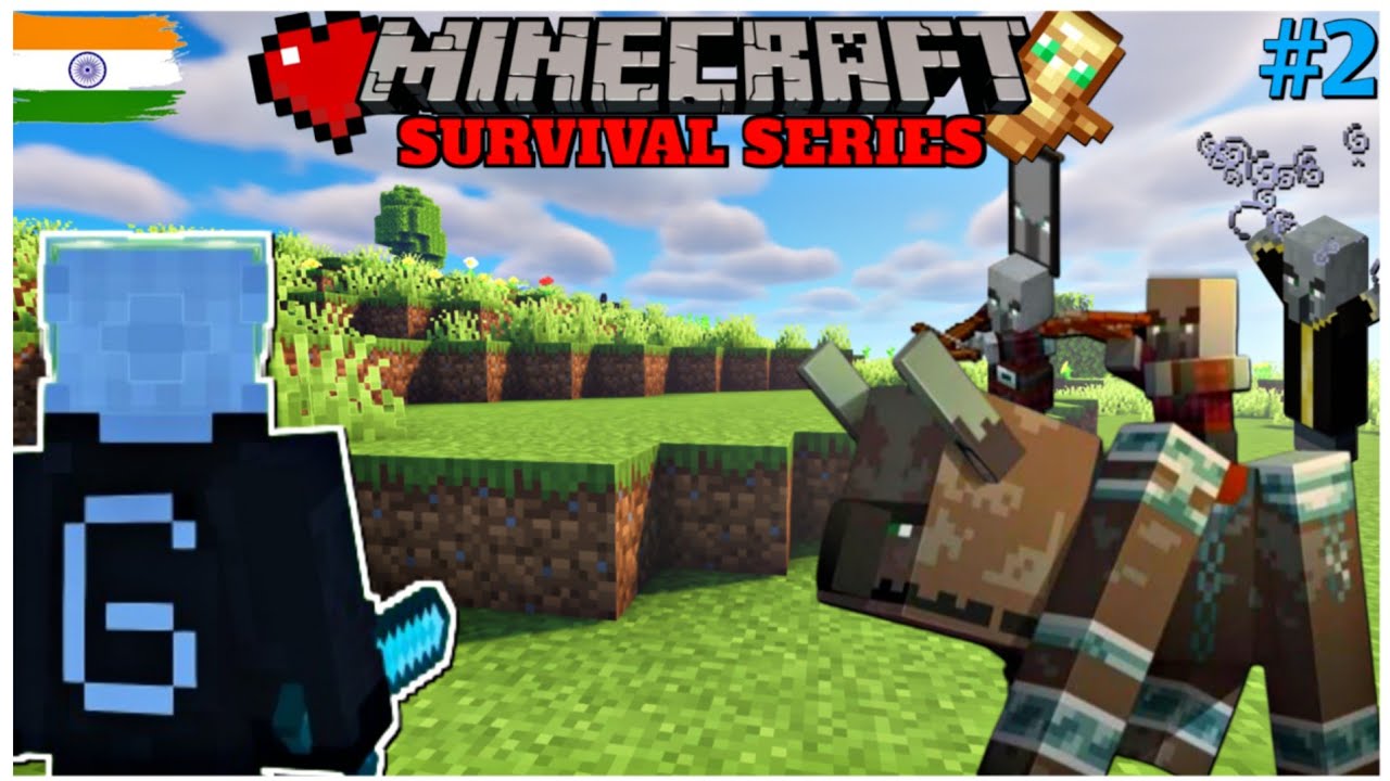 Biggest PILLAGERS RAID in my village😰 | Minecraft Survival Series in ...