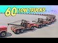 GTA 5 | What HAPPENS when you CONNECT 60 TOW TRUCKS TOGETHER?