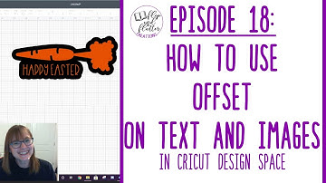 How to Use Offset on Text and Images in Cricut Design Space