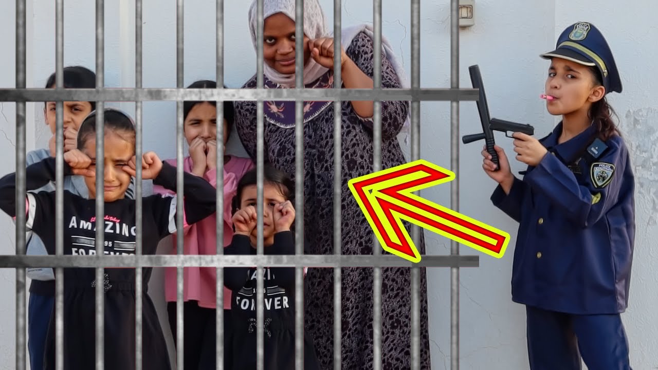 الشرطي  دانة دخلت خواتها السجن!!#ألعاب​ #سيارات​ #شرطة​ #أطفال​ #بيبي​ #بنات​ #للأطفال​- سوالف بناتي