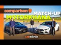 Mercedes-AMG A35 sedan v BMW M235i Gran Coupe | Motorkhana Comparison