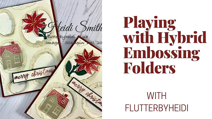 Using hybrid embossing folders