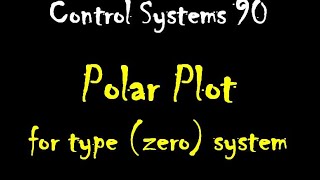 Control Systems 90: Polar Plot for type zero system
