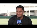 Miami OL Francis Mauigoa on potential move to guard in the NFL 🤔