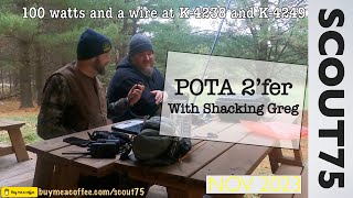 POTA 2fer With Shacking Greg