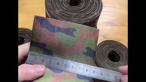 Military specification sublimation printing camouflage webbing