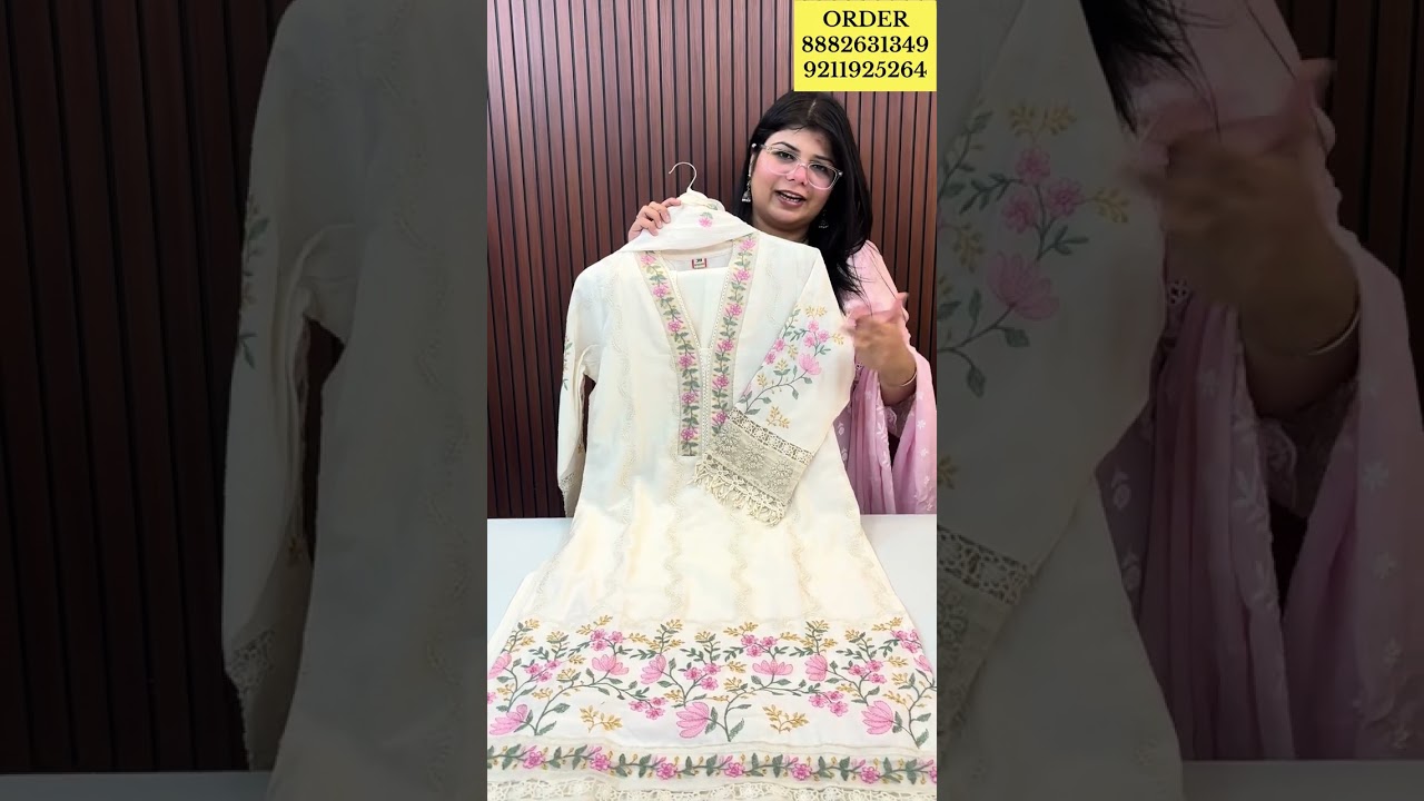 5 Feb | BEAUTIFUL LACE WORK SUITS - office wear party  premium cottons , shiffon & tissue shimmer 