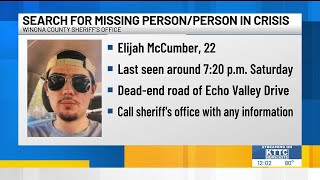 Public safety to continue searching Tuesday for missing person/person in crisis, Winona County Sh...