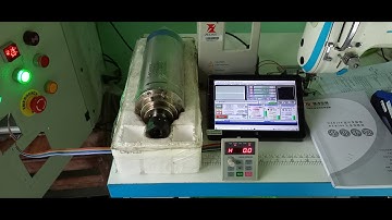 TEST SETTING/ISI PARAMETER INVERTER FULING DZB300 WITH SPINDLE G-PENNY 2.2KW MACH3 SOFTWARE
