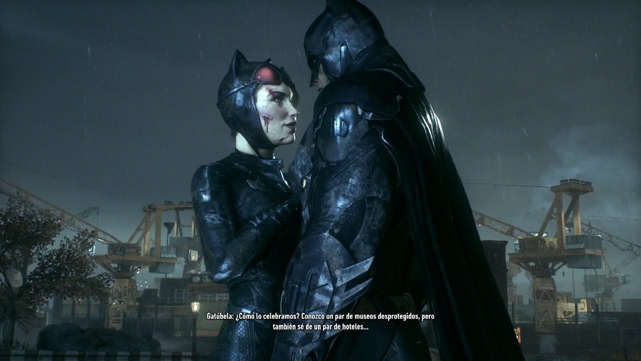 Batman Arkham Knight Rescatando a Gatubela - YouTube