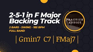 251 in F Major (2 bars) 185 BPM, Swing