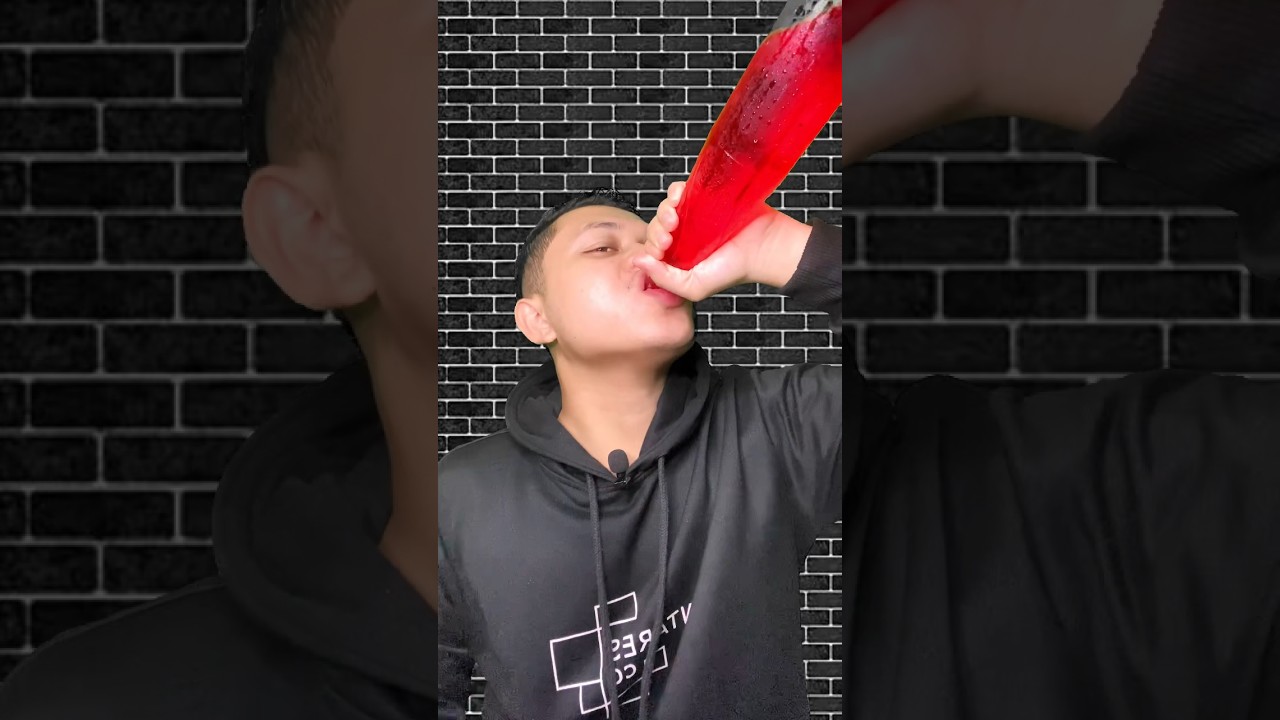ASMR Drinking Fanta Strawberry 