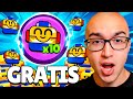 ACTIVO el BOTÓN de *MEGACAJAS GRATIS* con MI BRAWLER FAVORITO