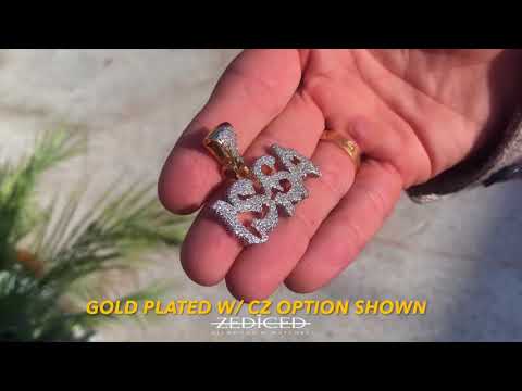 ZEDICED - 18K Gold ISSA Pendant