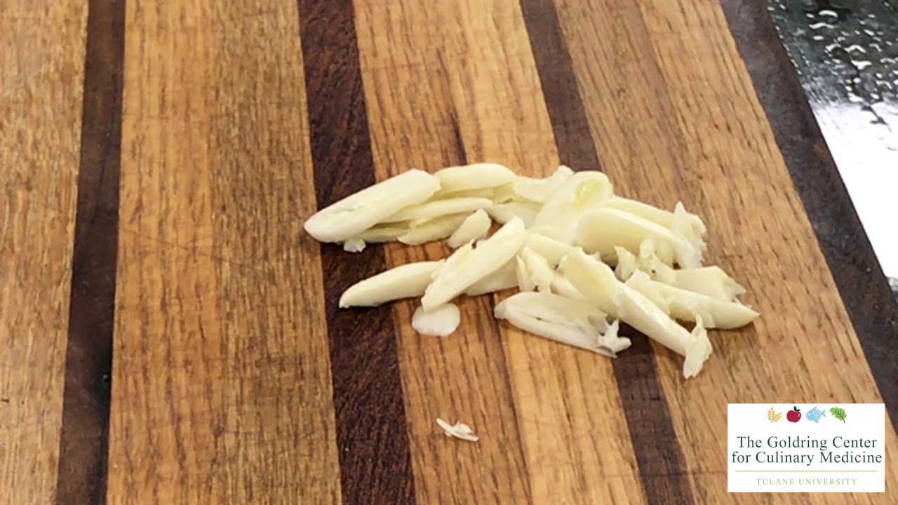 How to Cut Garlic GCCM Knife Skills Series YouTube