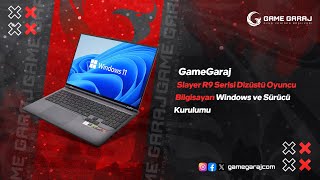 Slayer R9 Serisi | Dizüstü Oyuncu Bilgisayarı Windows ve Sürücü Kurulumu #laptop #oyuncubilgisayarı