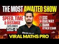 SSC Maths Classes 2026 | Time, Speed &amp; Distance : Basic Concepts &amp; Questions | Shubham Sir