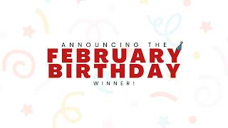 Birthday Raffle Winner!