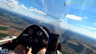 First task with glider Standard Cirrus WI, full flight.
