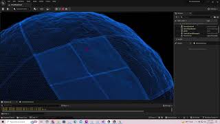 UE5.3 - Quadtree Procedural planet mesh. Most bugs fixed, Quick Wireframe Flythrough W/ Basic Space