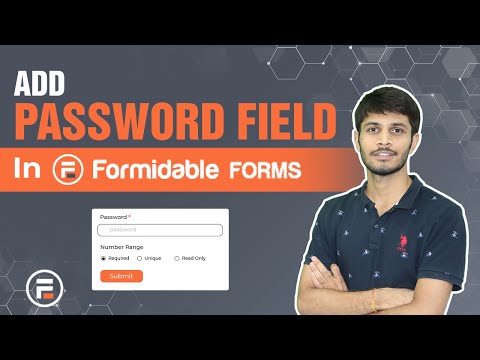 How To Add A Password Field Using Formidable Forms In WordPress | WordPress Tutorial