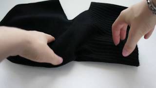 Черная мужская шапка шлем из 100% кашемира Черная мужская шапка шлем из 100% кашемира
