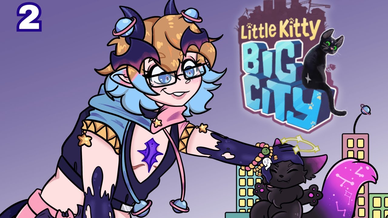 The kitty adventures continue, with friends! || Little Kitty, Big City - Part 2