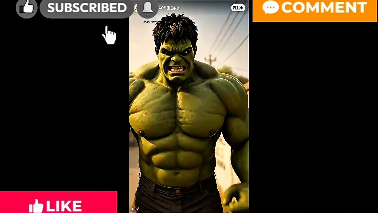 Hulk Smash 😱 | AI Generated Hulk Action Video | Trending Now