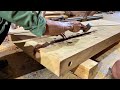 Ingenious Skills And Techniques Woodworking Workers // Perfect Giant Monolithic Wooden Furnitures