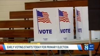 Early voting starts Saturday for primary election