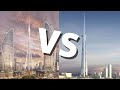 Jeddah tower vs dubai creek tower