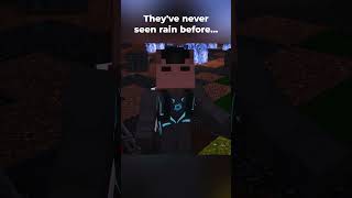 Martians meet rain 🌧️ #shorts #mcrp #minecraftroleplay
