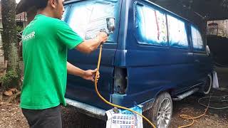 TOYOTA KIJANG SUPER 1990 (mengganti lantai keropos) TEKNIK BODI OTOMOTIF (BODY REPAIR/BODY N PAINT)