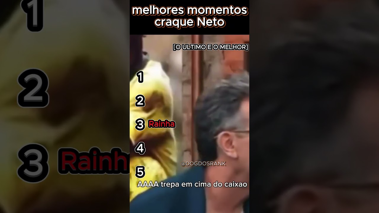 5 MELHORES MOMENTOS DO CRAQUE NETO