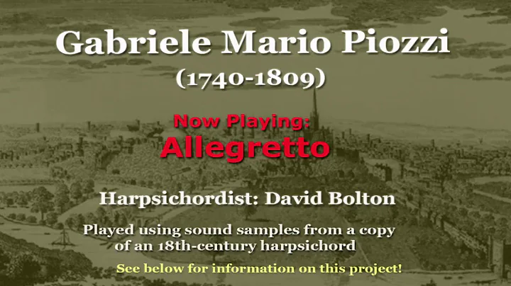 Gabriele Mario Piozzi (1740-1809): Allegretto in E...