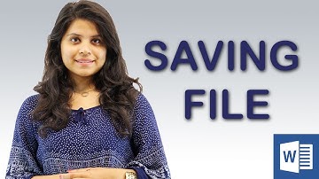 How to save file in MS word | Basic Tutorials || Chapter 1 | Video 2