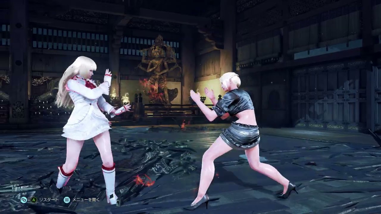 鉄拳7 リリ vs ニーナ[※リョナ注意]