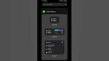 Add Screen Time widget | Android