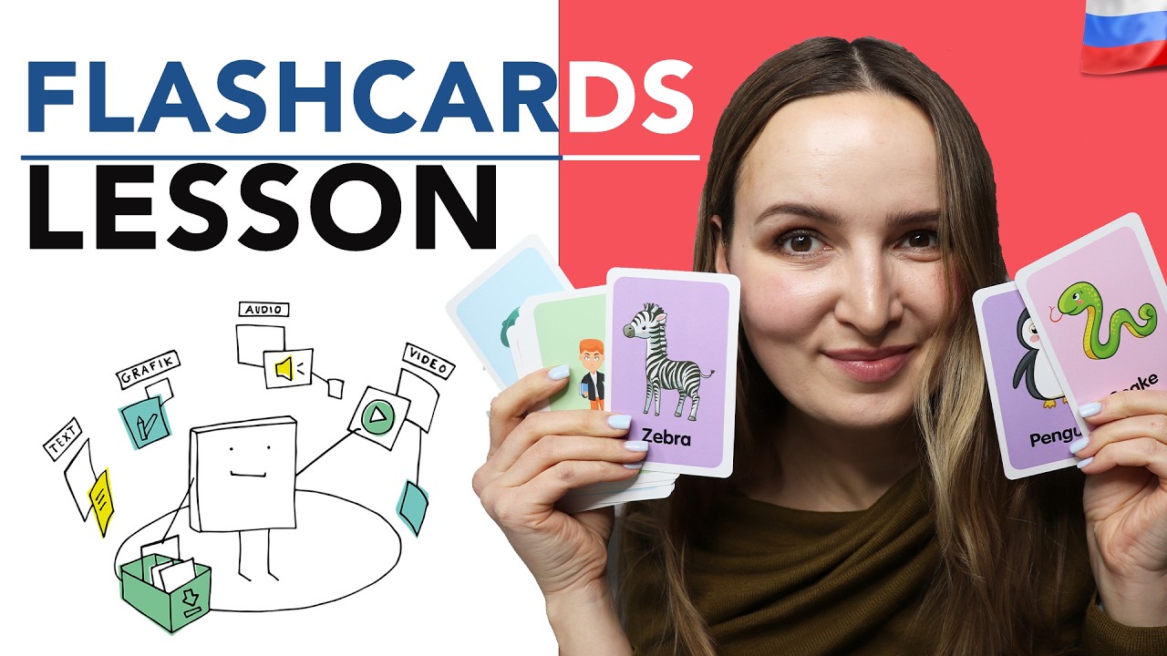 FLASHCARDS LESSON | Learn Russian Words with Flashcards